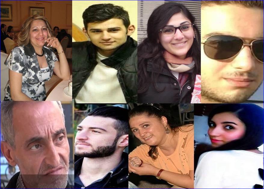 Assyrians killed in the rebel attack on the Sulaymaniyah district of Aleppo, Syria.