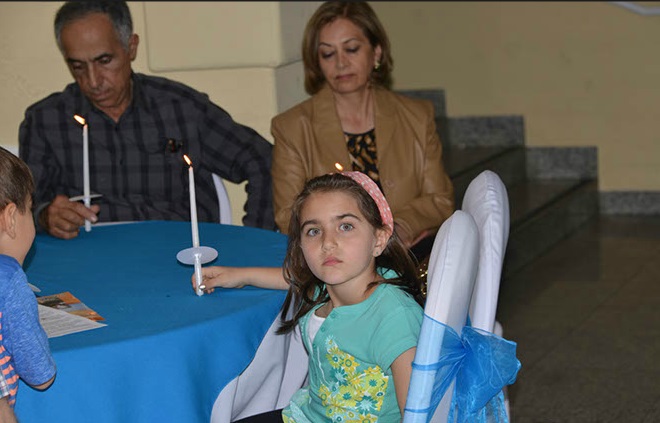 Assyrians in Los Angeles, U.S.A. demonstrate in support of Assyrians in Syria (photo: Assyrian Enterprise).